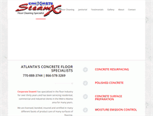 Tablet Screenshot of corporatesteamx.com